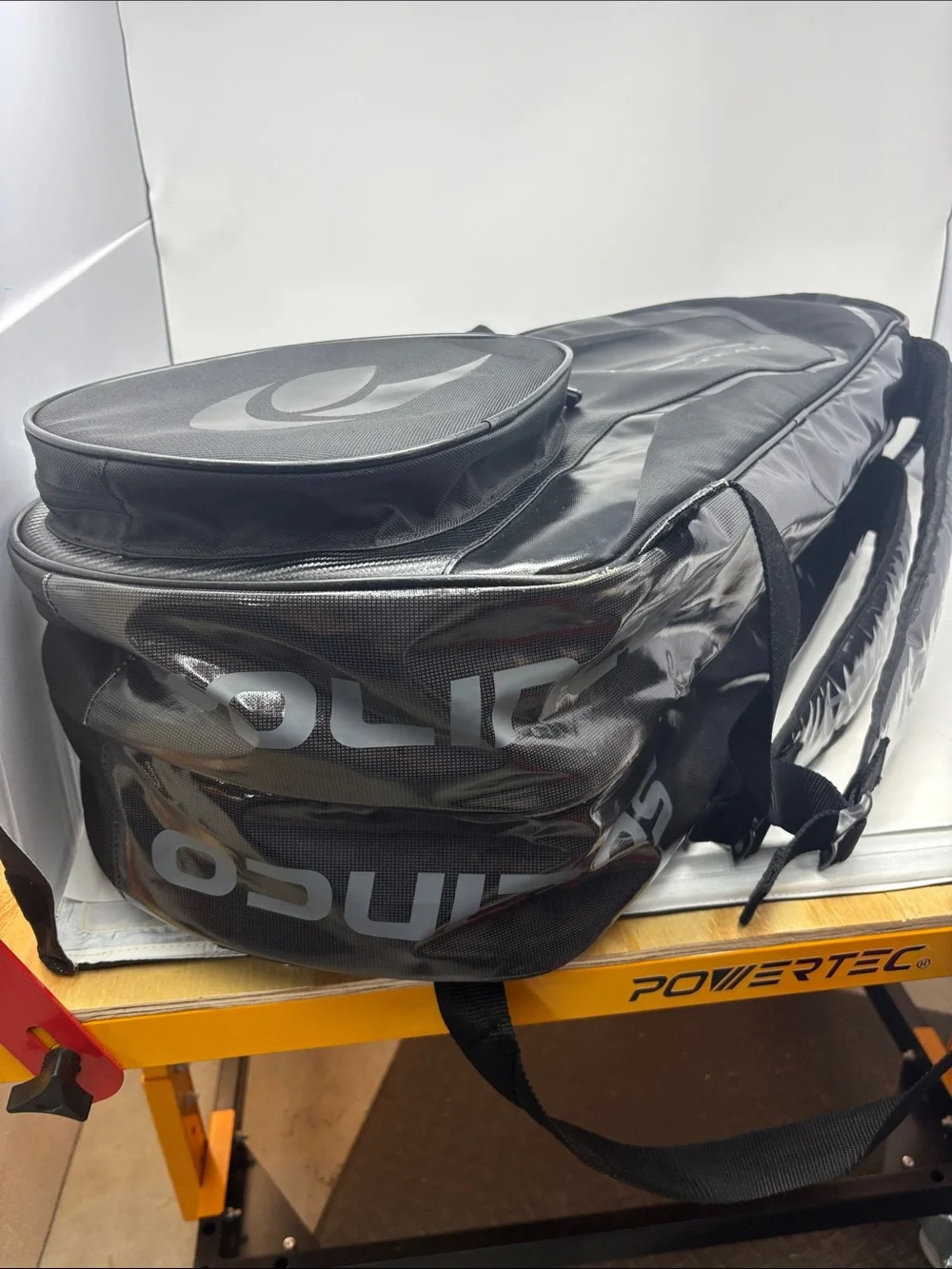 Solinco Tour Team Black Duffel Tennis Bag 6 rack